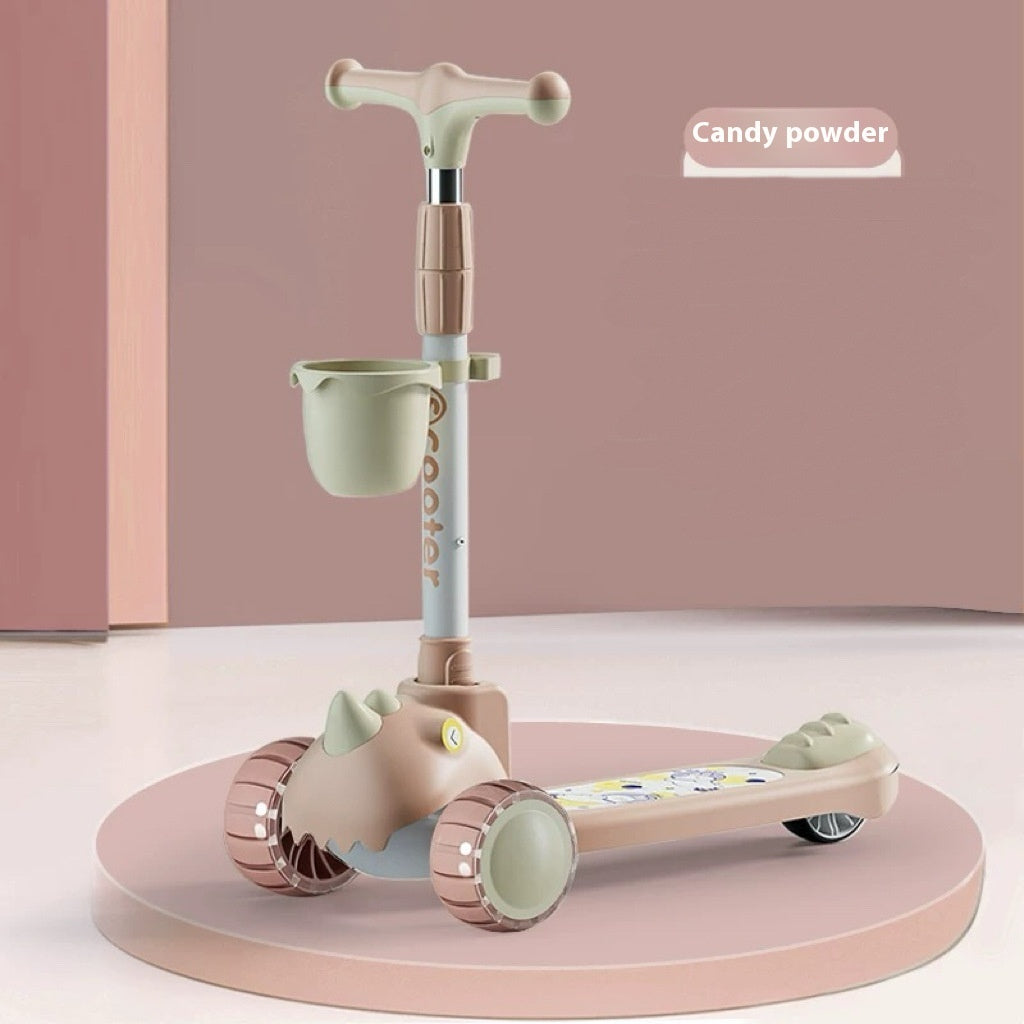 Children Dinosaur Scooter Multi-functional Five-in-one Toy Baby Boys And Girls