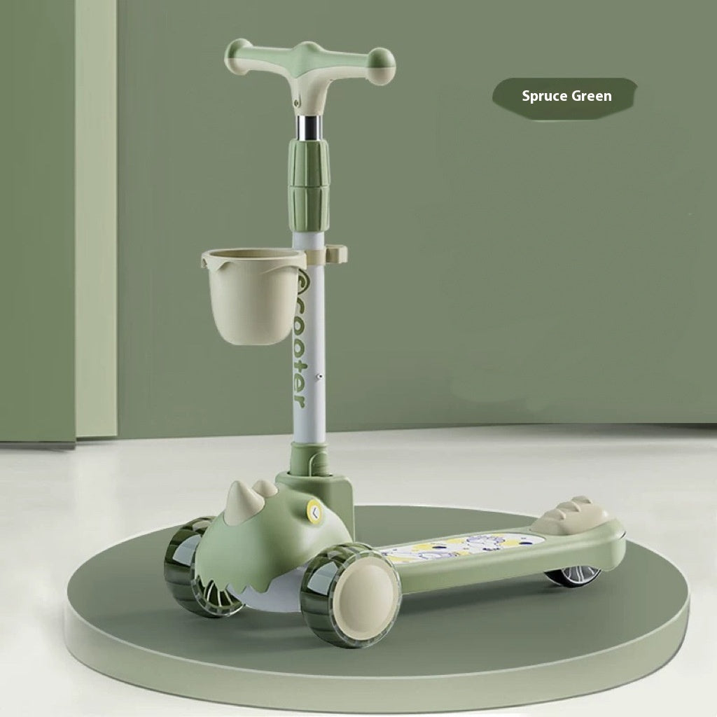 Children Dinosaur Scooter Multi-functional Five-in-one Toy Baby Boys And Girls