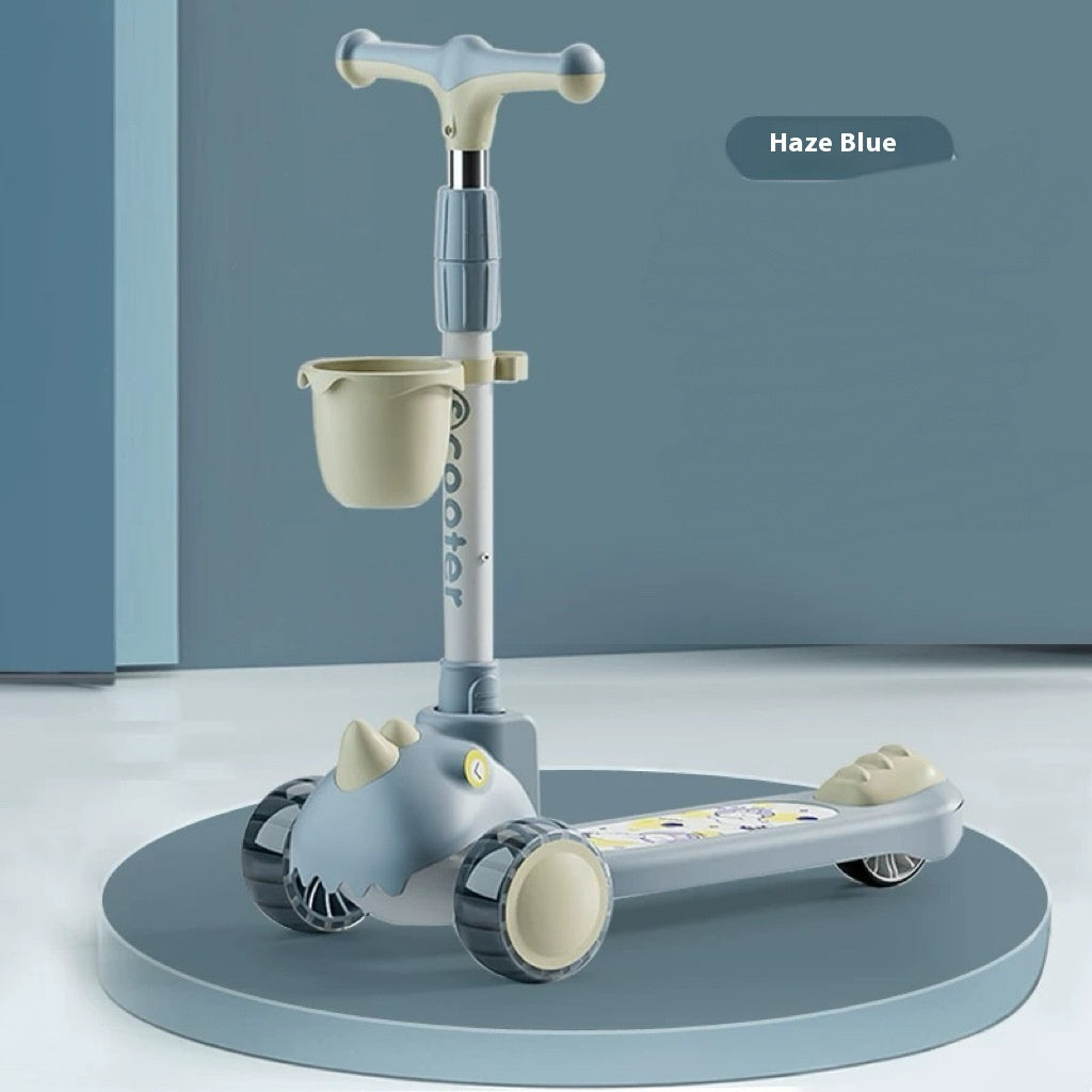 Children Dinosaur Scooter Multi-functional Five-in-one Toy Baby Boys And Girls